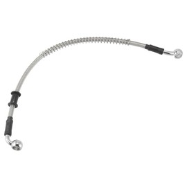 Motoforti 40cm 15.75" Motorcycle Brake Clutch Oil Hose Line Pipe Silver Tone