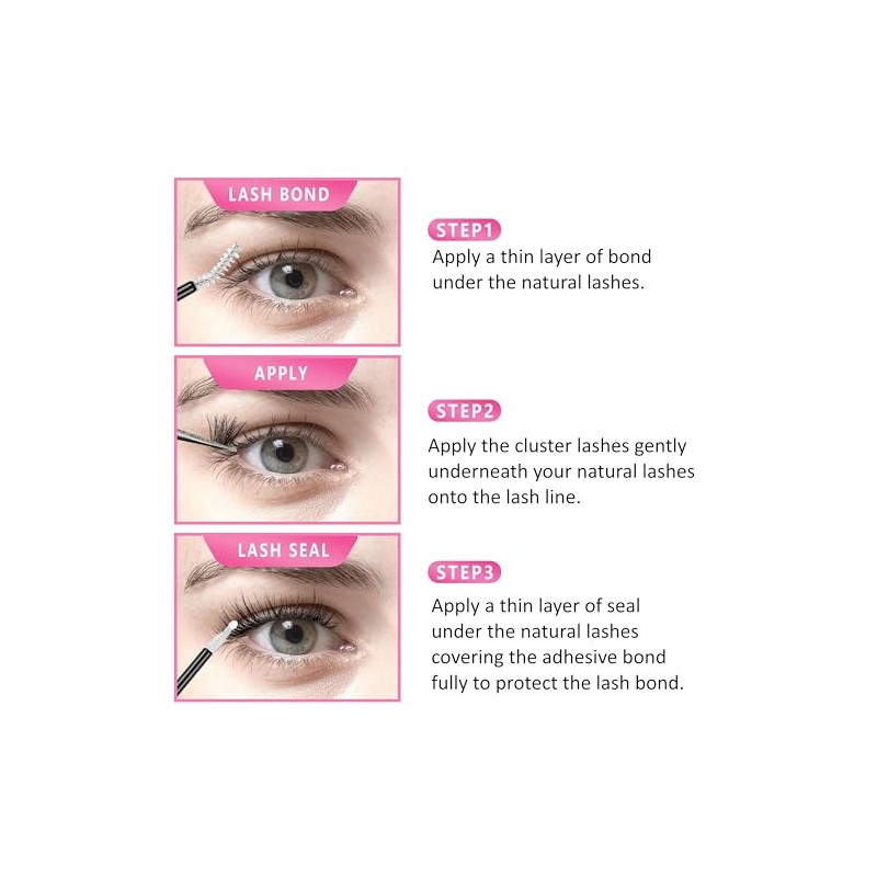 Tutu Lash DIY Cluster Lashes AFTER DARK 48 x cluster