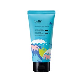 belif belif Aqua Bomb Hydrating Jelly Cleanser C Gentle, Hydrating Gel-to-Foam Face Wash, Removes Makeup, Sulfate & Paraben-Free, With Amino Acids & Glycerin, For All Skin Types
