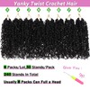 Samtress 6 Inch Pre-looped Yanky Twist Crochet Hair 8 Packs
