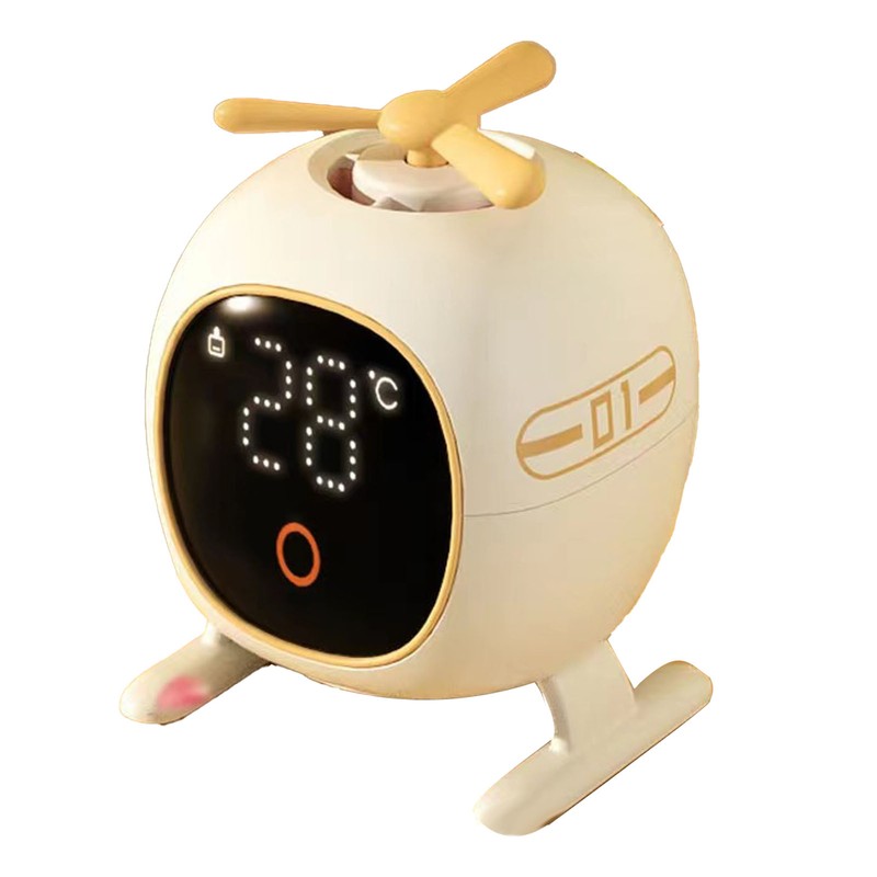 Aroma Diffuser Digital Display Low Noise Rotatable Blade Cute Shape