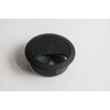 Cable Box Round Black Diameter 60 mm Plastic for Table