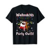 Funny Christmas Outfit Women's Men's Christmas Party T-Shirt, black, s
