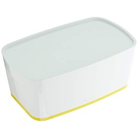 Leitz MyBox WOW 52294016 Small Storage Box with Lid Yellow