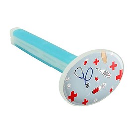 Nurse Doctor Pattern Healthcare Stethoscope Thermometer Car Air Freshener Vent Clip