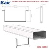 Kair Rectangular Ducting Retaining Clip 180mm x 90mm Support Bracket