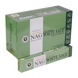 Vijayshree Golden Nag Californian White Sage Agarbathi Incense Sticks 15g Single Packet
