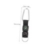 Kisangel Keychain Compass Thermometer Hiking Survival Tool Mini Compass for