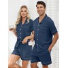 YOPUGEE Matching Pjs For Couples Summer Pajama Set 2 Piece