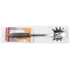 Fackelmann Spaghetti Spoon Soft 31cm in Grey/Orange/Silver, Stainless Steel 31
