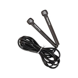 Keeperking Yetişkinler ve çocuklar, kadınlar ve erkekler için atlama ipi, fitness, crossfit, spor, boks ve boş zaman için, ayarlanabilir boyut, ayar kıskaçlı – Speed Rope, Jump Rope, atlama ipi (siyah)