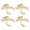 4PCS Automatic Candle Snuffer Ring Candle Wick Snuffer Stopper Stainless