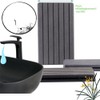 Quick Stone Drying Tray for Bathroom Sink Vanity Disc, Water