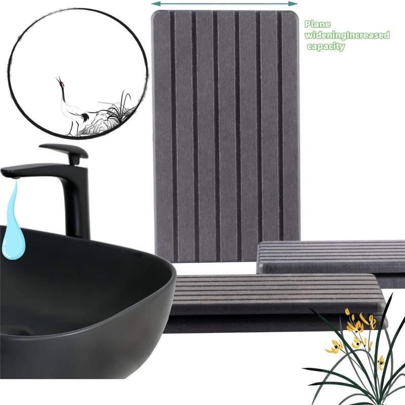 Quick Stone Drying Tray for Bathroom Sink Vanity Disc, Water