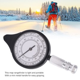 HERCHR Map Rangefinder Odometer Multifunction Meter Odometer Odometer Compass Map Measuring Gauge Outdoor Guide Distance Calculator Tools