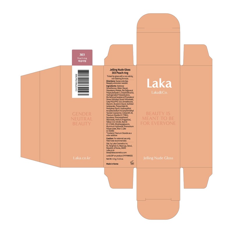 Laka Jelly Nude Gloss #303 Thigh Ring