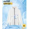 [SHANLIANG] ラッシュガード レディース パーカー 接触冷感 UVカット 水着 体型カバー ラッシュパーカー 長袖