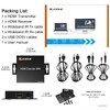 KCEVE HDMI Extender, 60M, Supports 1080p, EDID Management, Loop Out,