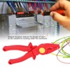 Plastic Pliers, Multifunctional 1000 V Insulated Flat Nose Cutting Pliers,