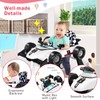 BABY JOY 4-in-1 Baby Walker, Foldable Activity Walker with Adjustable