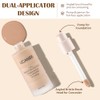 UCANBE Base de maquillaje y corrector 2 en 1, cobertura