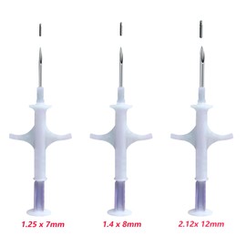 Manruta Dogs and Cats Microchips 2.12X12mm 12 Pack, Standard Size FDX-B ISO 11784/11785 Horse Pig and Animal Identification