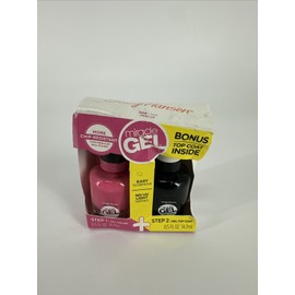 Sally Hansen Miracle Gel 309 PINK UP + 101 TOP COAT Bonus Special Offer NOS