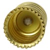 SQXBK Adaptador E14 a E12, 8 unidades, dorado, cobre, eficiente