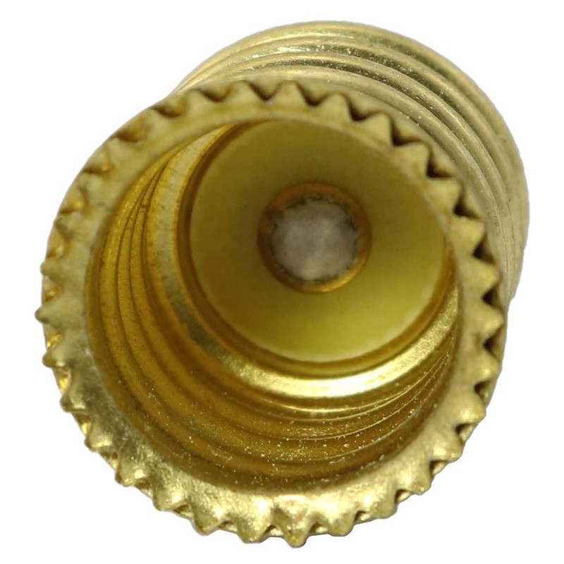 SQXBK Adaptador E14 a E12, 8 unidades, dorado, cobre, eficiente