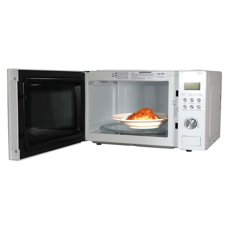 Emerson MW1101W Microwave Oven with Timer & LED Display 1000W,