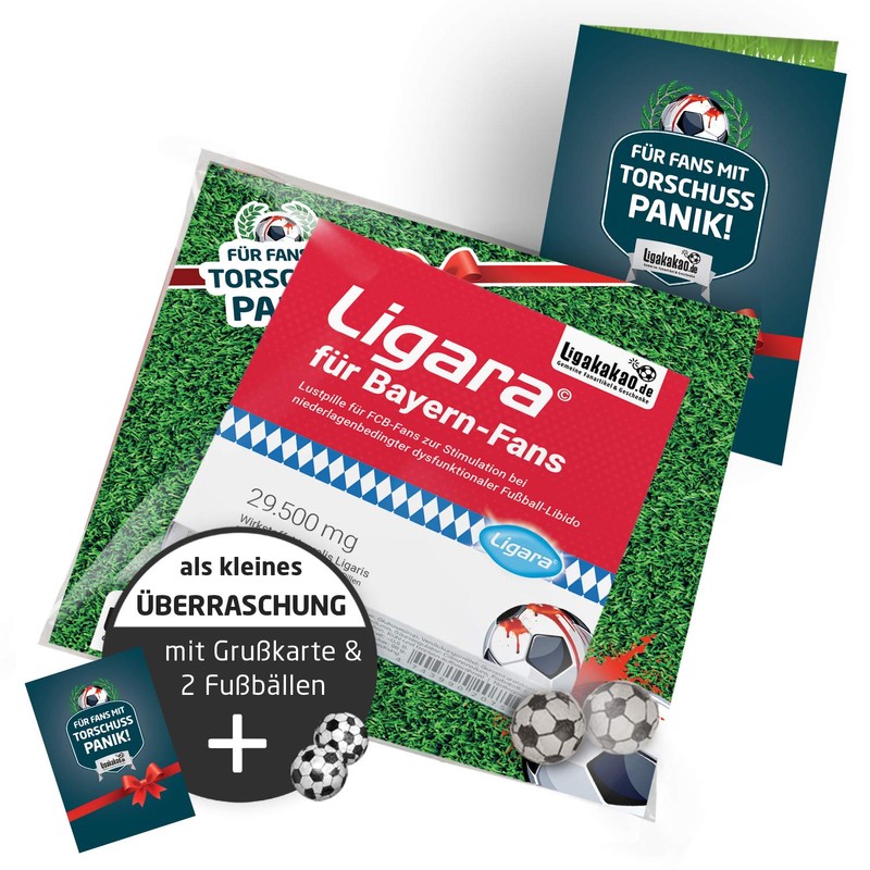 Ligara® for Bavaria Fan Item Gift Birthday Fans (1 x