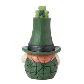 Enesco Jim Shore Heartwood Creek Leprechaun Holding a Beer Stein Gnome Figurine- Stone Resin Hand Crafted Collectible Gnomes Figurines St. Patricks Home Decor Statue, 6.25 Inch