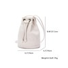Bucket Handbag Stylish Canvas Anti Theft Shoulder Bag Travel Crossbody