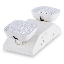 CM MZY Emergency Lights with Battery Backup,Commercial Emergency Light,Two Adjustable LED Light Head Emergency Lighting Fixtures,120-277V AC, UL Certified,1PCS