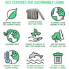 Composty® | 'Loofah' Eco Scourer Sponges | 6 Pack |