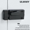 Pack of 1 Latch Indicating Lock,Black Latch Indicator Bolt,Privacy Partition