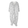 Baby Creysi Mameluco Ml C/Pie C/Cierre Microfleece