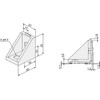 SUS (エスユウエス) D Bracket Cross S SFJ-045, Pack of 10
