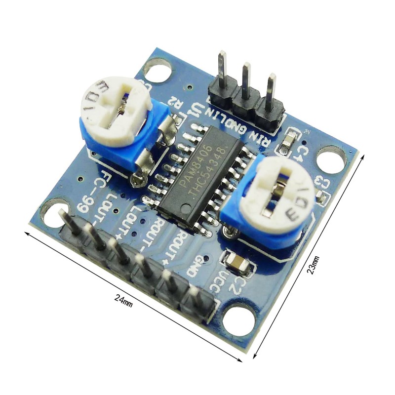 KKHMF 3pcs 5Wx2 PAM8406 Digital Amplifier Board Volume Resistor Stereo