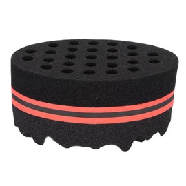 Cepillo de Esponja para Cabello Rizado, Herramienta de Peinado Afro para Mujeres y Hombres, Esponja con Agujeros Grandes