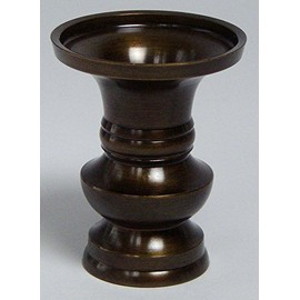 [Brass] 花立 上丸 Color, No. 2.5/Category: Buddhist Ritual Implements Supplies _ Memorial _ 天台宗 _ 日蓮宗 _ 曹洞宗 _ 真言宗 _ Brass _ Vase _ French Flower _ 花立te _ 精霊棚 _ Manufactures Shelves _ 初盆 _ 新盆 _ Golden Week _ Altar _ 精霊棚 _ Offerings _ 供花 _ French Flower _ Shel