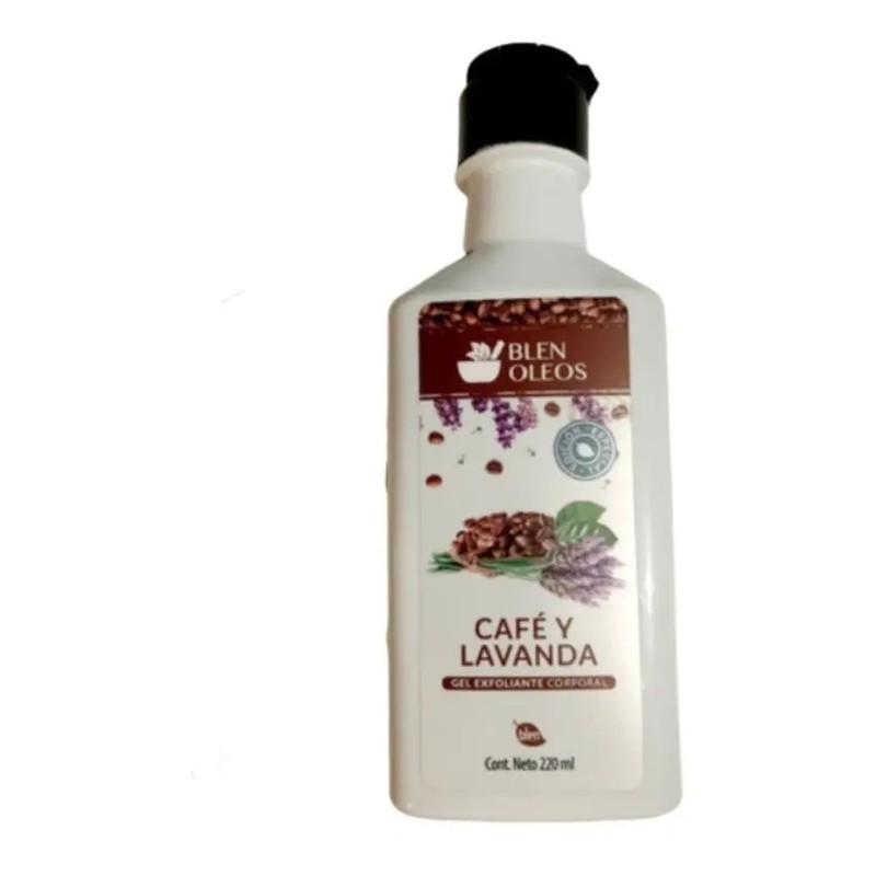 Blen Gel Exfoliante Corporal Café Y Lavanda Exclusivo 220 Ml