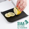 Astro 510-07 Chopping Board, Set of 2, Black, Made in