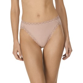 Natori womens Bliss French Cut Underwear, Rose Beige, Medium US