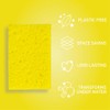 Homethings Magic Pop-up Sponge, 4 Pack, Plastic-Free, Compostable