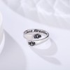 Vekoliry Dandelion Just Breathe Ring for Women 925 Sterling Silver