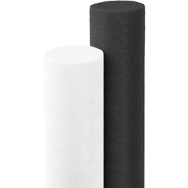 Floating Pool Noodles Foam Tube, Thick Noodles for Floating in The Swimming Pool, Assorted Colors, 52 Inches Long (Black/White)
