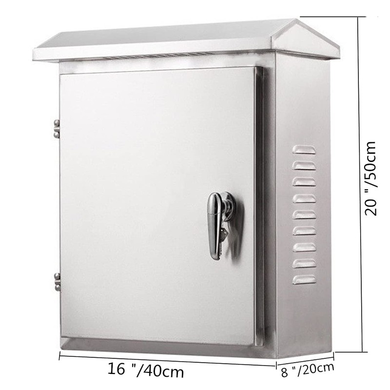 304 Stainless Steel Electrical Box 20'' x 16'' x 8''