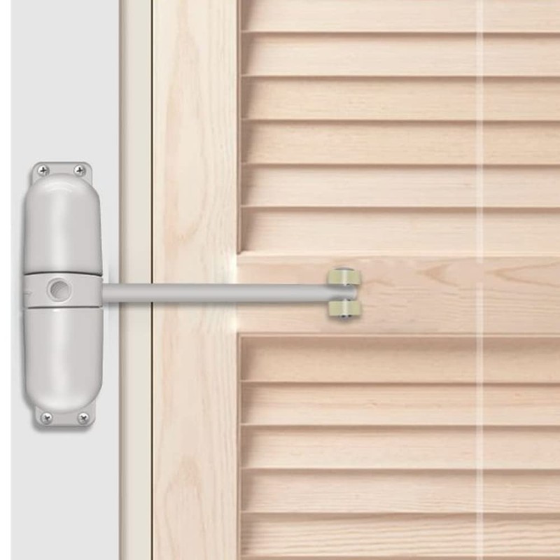 2 Pack Automatic Spring Closer, Stainless Steel Safety Spring Door