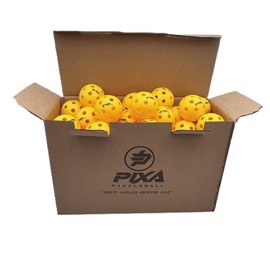 PIXA Titan Pro 26 Brights Indoor Pickleball Ball - USAPA Approved, New Enhanced Durability, Consistent Bounce – Neon Yellow – 50 Pack